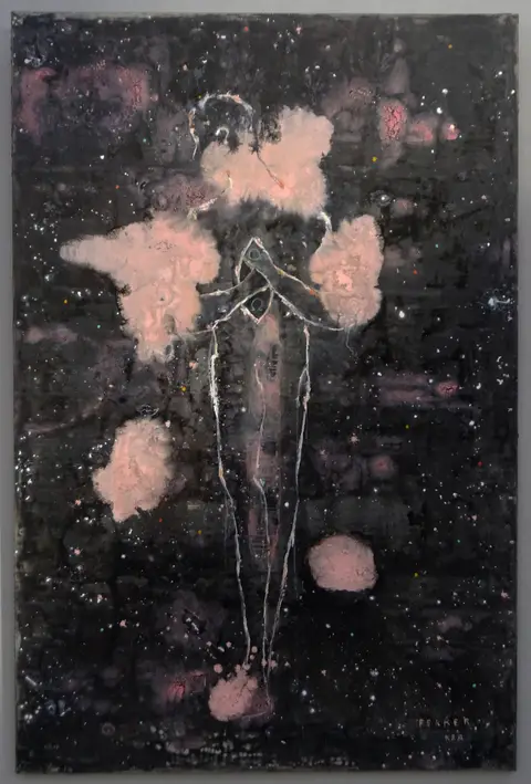 Alpha et Oméga, Mixed media on canvas, 2018