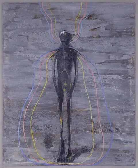 Filament, Acrylic and oil on linen canvas, 2017
